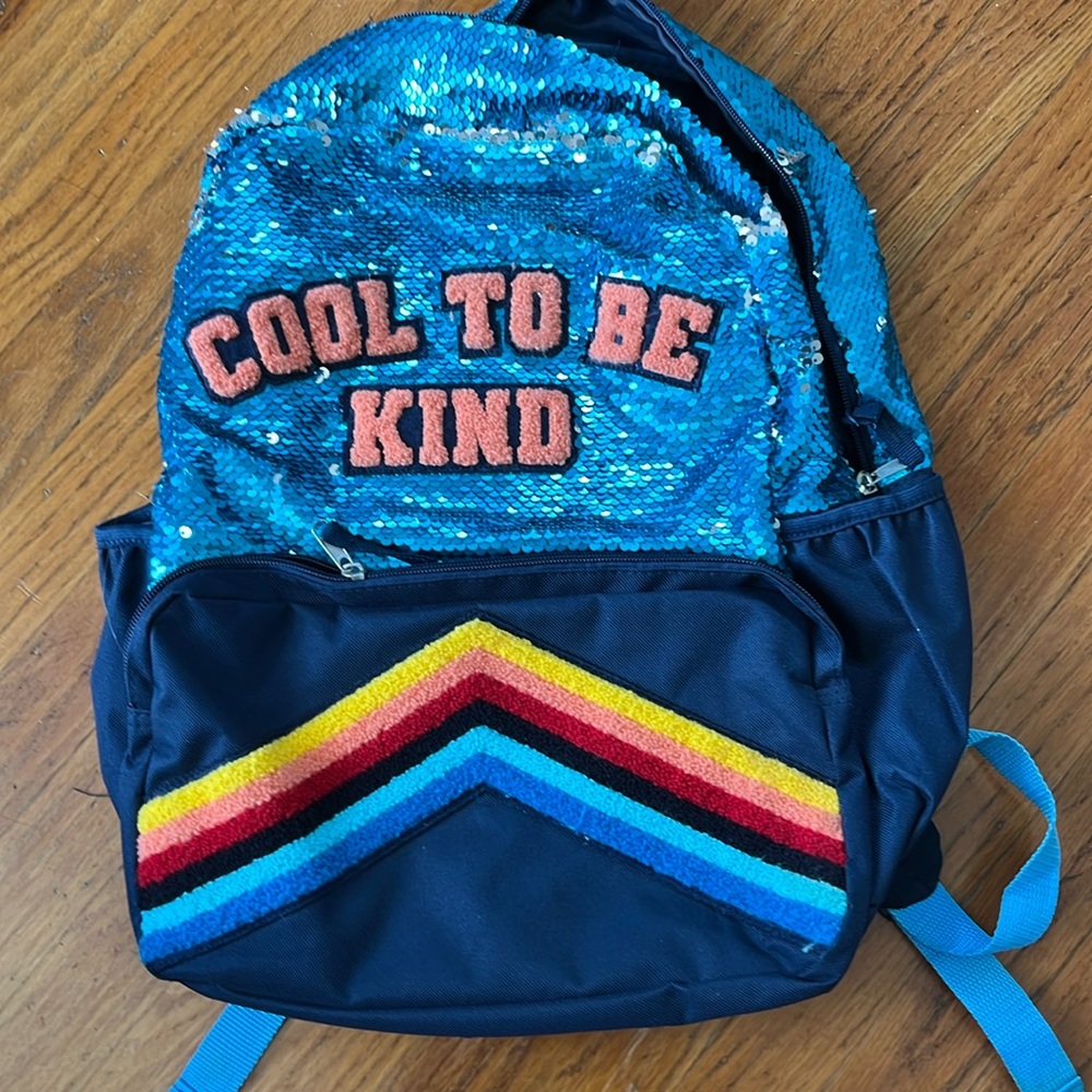 Blue and Black Kids Backpacks Set
